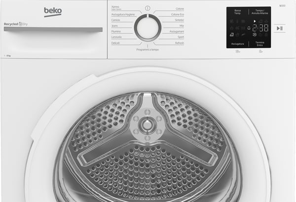 Beko BMTR38W tørretumbler Fritstående Front-læsning 8 kg Hvid