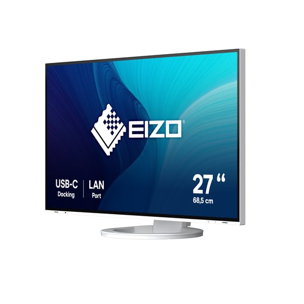 EIZO FlexScan EV2795-WT tietokoneen litteä näyttö 68,6 cm (27") 2560 x 1440 pikseliä Quad HD LCD Valkoinen