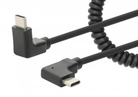 Manhattan 356213 USB-kabel 1 m USB C Sort