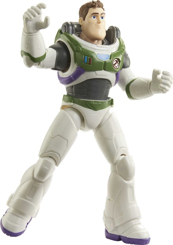 Lightyear Disney Pixar Rymdjägare Alfa Buzz -figur i stor skala
