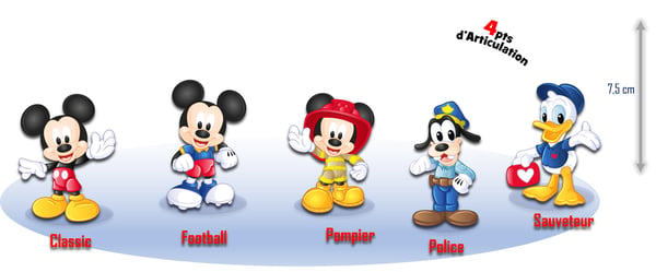 Disney Junior MCC07 leksaksfigurer