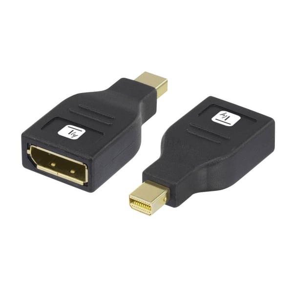 Techly IADAP DP-MDP2 kabel kønsskifter DisplayPort Mini DisplayPort Sort Techly IADAP DP-MDP2 kabel kønsskifter DisplayPort Mini DisplayPort Sort