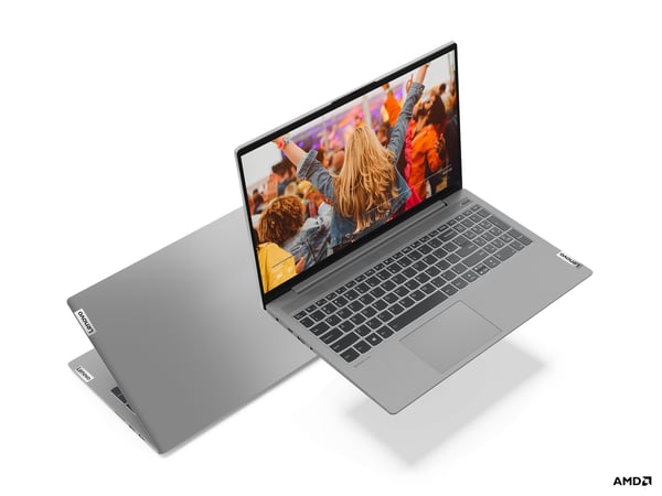 Lenovo IdeaPad 5 15ALC05 AMD Ryzen™ 5 5500U Laptop 39,6 cm (15.6") Fuld HD 8 GB DDR4-SDRAM 512 GB SSD Wi-Fi 5 (802.11ac) Windows 11 Home Engelsk Grå, Platin
