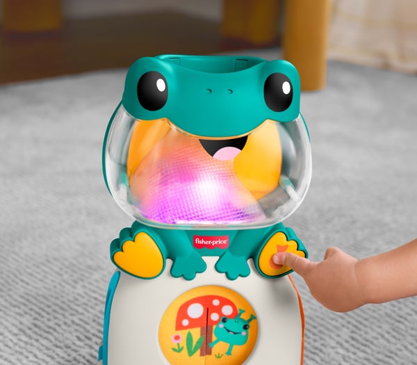 Fisher-Price Light-Up & Roll Frog