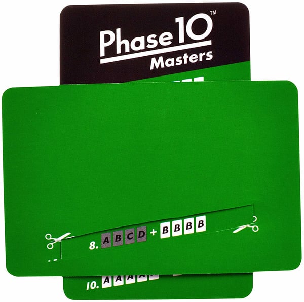 Mattel Games Phase 10 Masters