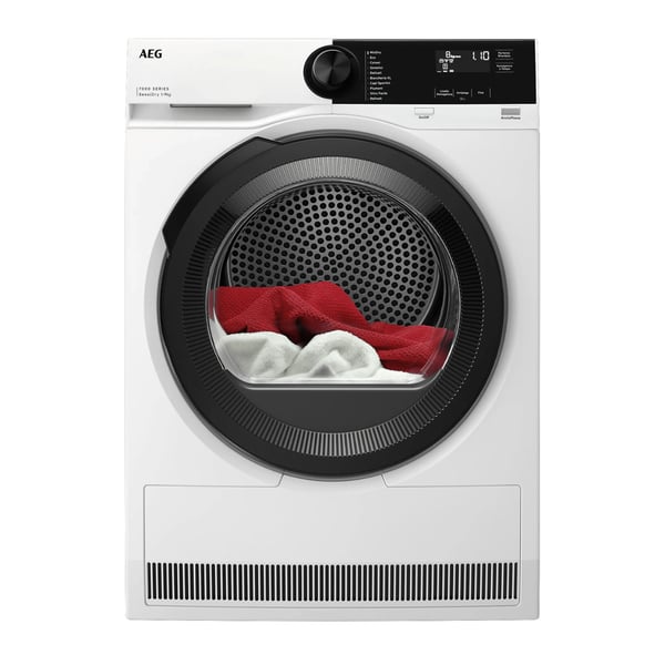 AEG TR7HE1C9 tørretumbler Fritstående Front-læsning 9 kg Hvid