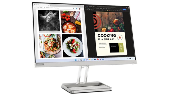 Lenovo L24i-40 computerskærm 60,5 cm (23.8") 1920 x 1080 pixel Fuld HD LED Grå