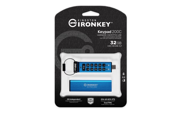 Kingston IronKey Keypad 200C - USB-flashdrev