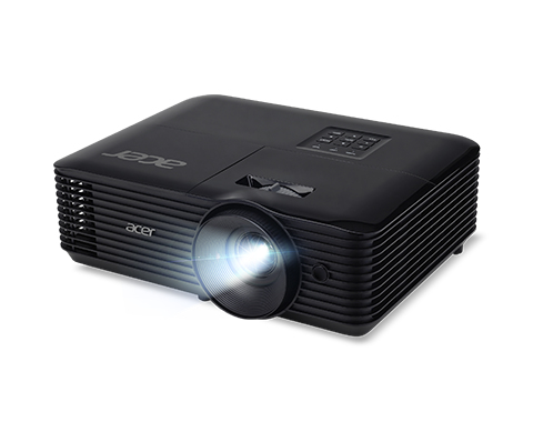 Acer Essential X1128H Standard throw-projektor 4500 ANSI-lumen DLP SVGA (800x600) 3D kompatibilitet Svart