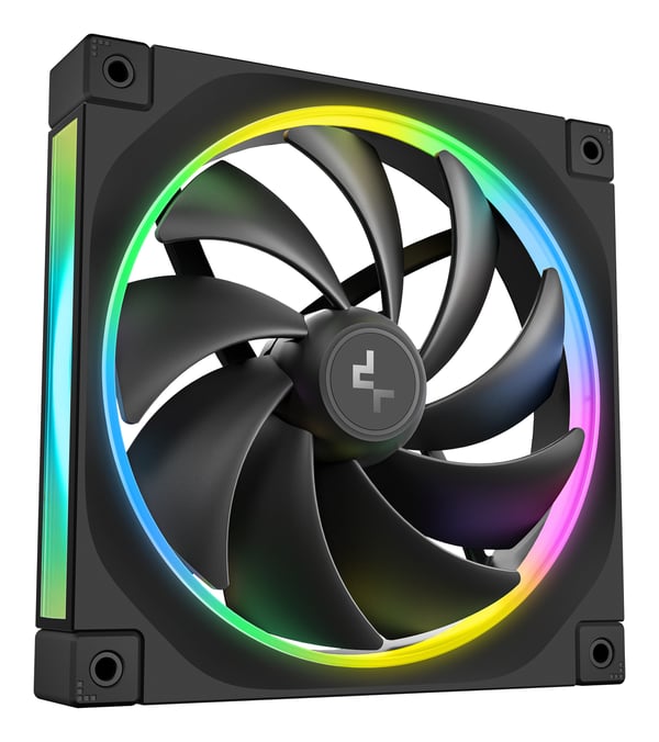 DeepCool FL14 Datorväska Fan 14 cm Svart 3 styck