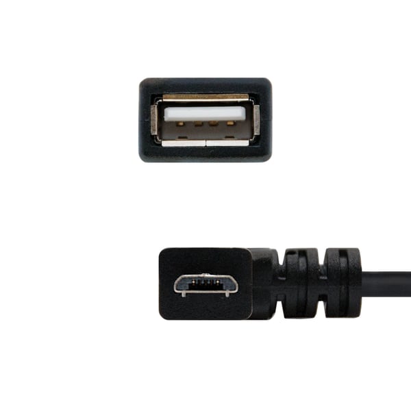 Nanocable 10.01.3600 USB-kabel USB 2.0 0,15 m Micro-USB B USB A Sort