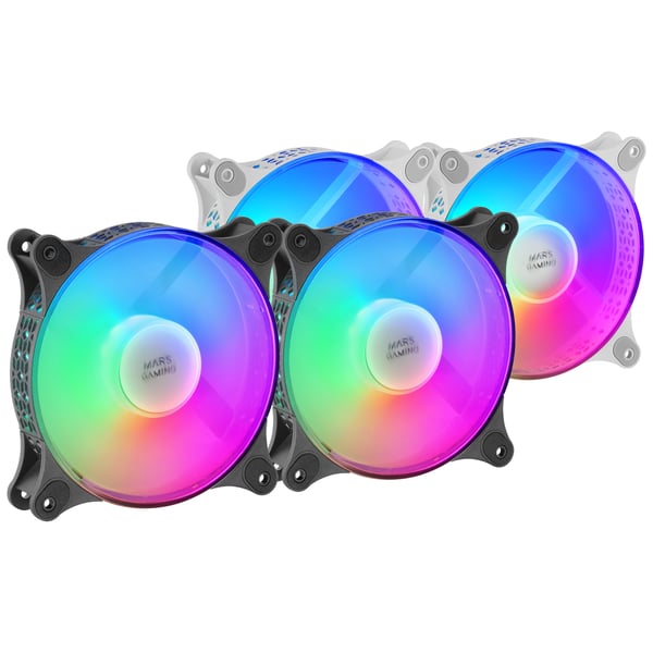 Mars Gaming MFDUO kylsystem för dator Datorväska Fan 12 cm Svart