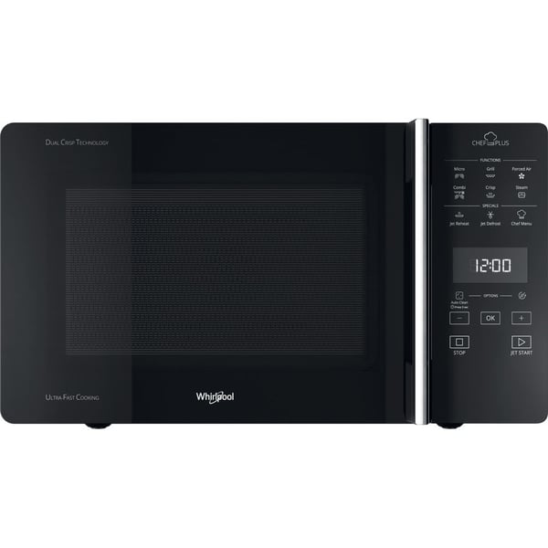 Whirlpool Chef Plus MCP 359 SL Hopea Yhdistelmämikroaaltouuni Pöytämalli 25 L 800 W