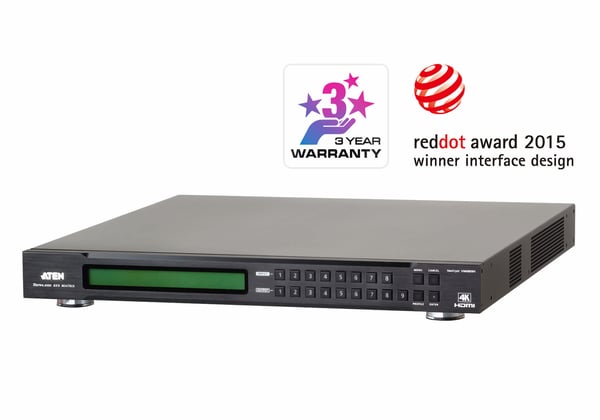 ATEN VM6809H-AT-G matrix kontakt Skalering matrix omskifter Indbygget skærm 79,5 W