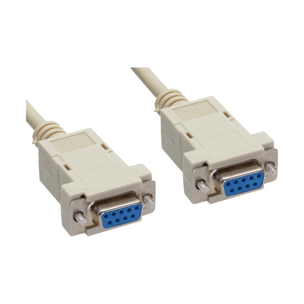 InLine 12222L serielkabel Beige 2 m DB-9