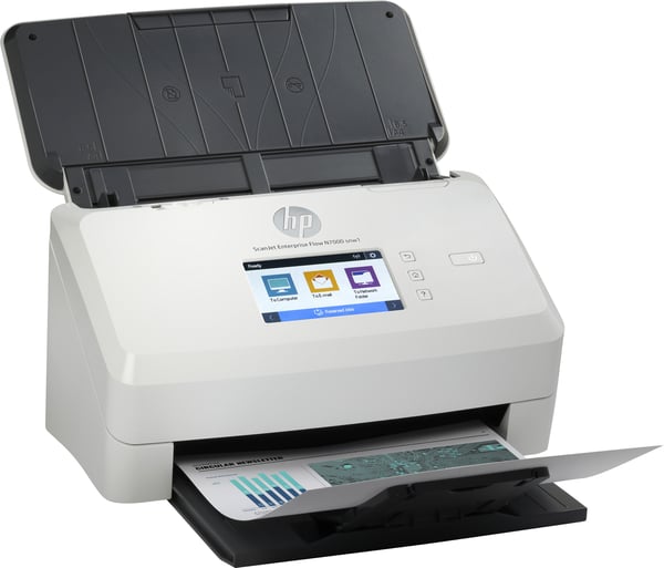 HP Scanjet Enterprise Flow N7000 Skanner med papir-tilførsel 600 x 600 dpi A4 Hvid