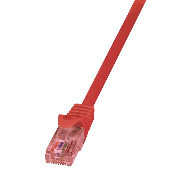 LogiLink 0.25m Cat.6 U/UTP netværkskabel Rød 0,25 m Cat6 U/UTP (UTP)