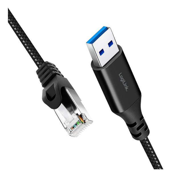 LogiLink CU0400 netværkskabel Sort 1 m Cat6 S/FTP (S-STP)