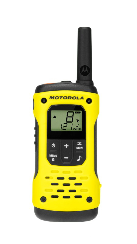 Motorola Talkabout T92 H2O radiopuhelin 16 kanavaa 446.00625 - 446.19375 MHz Musta, Keltainen