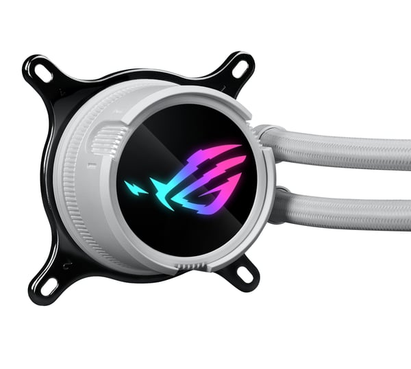 ASUS ROG Strix LC III 360 ARGB White Edition Processor Væskekølingssæt 12 cm Hvid
