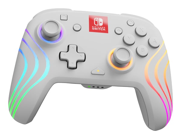 PDP Afterglow Wave Hvid Gamepad Analog/digital Nintendo Switch, Nintendo Switch OLED