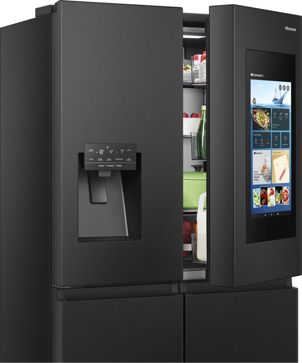 Hisense RQ760N4IFE Kombinerad kyl/frys side-by-side Fristående 577 l Svart