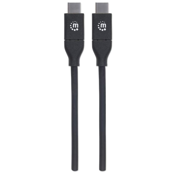 Manhattan 355247 USB-kabel USB 2.0 2 m USB C 0,48 Gbit/sek. Sort