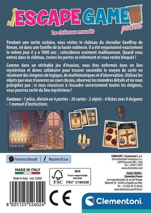 Clementoni 52602 lautapeli 30 min