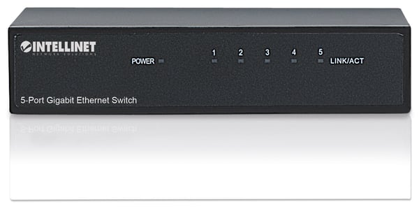 Intellinet 530378 nätverksswitchar Gigabit Ethernet (10/100/1000) Svart