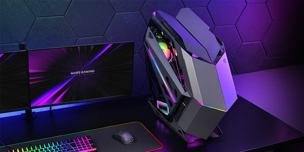 Mars Gaming MC-TITANW Midi Tower Vit