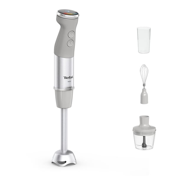 Tefal Quickchef+ HB673B30 blender Nedsænkning blender 1000 W Grå, Rustfrit stål