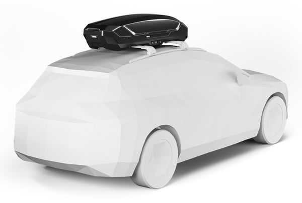 Thule Motion 3 Sport Kova suksiboksi Musta