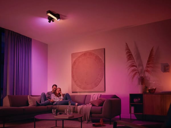 Philips Hue White and Color ambiance Centris kattovalaisin kolmella spotilla