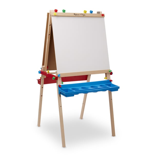 Melissa & Doug Deluxe Wooden Standing Art Easel Musta