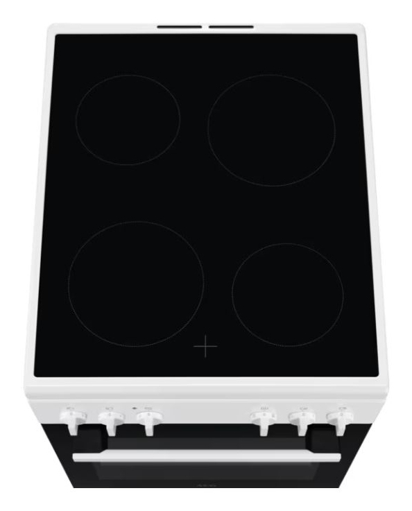 AEG CCB50090BW Fritstående komfur Elektrisk Keramisk Hvid