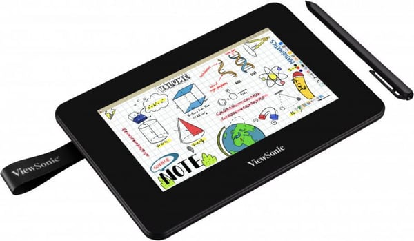 Viewsonic ID710-BWW skrivunderlägg LCD 17,8 cm (7") Svart