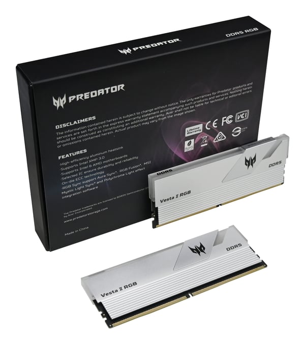 Predator VESTA2-32GB-6000-1R8-V9 hukommelsesmodul 2 x 16 GB DDR5 6000 MT/s 288-pin DIMM