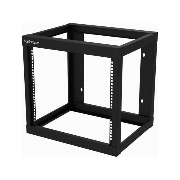 StarTech.com RK919WALLO stativ 9U Vægmonteret stativ Sort