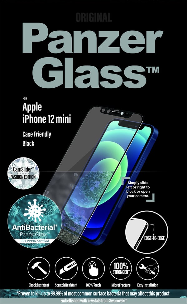 PanzerGlass 2716 skärm- och baksidesskydd till mobiltelefon Genomskinligt skärmskydd Apple 1 styck
