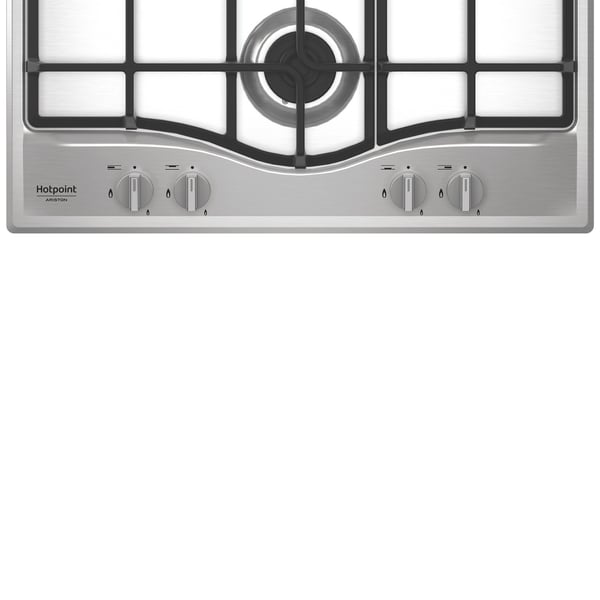 Hotpoint PCN R641N T/IX/HA Rustfrit stål Indbygget 59 cm Gaskomfur 4 zone(s)