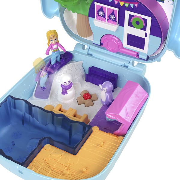 Polly Pocket PAJAMA PARTY SNOWY SLEEPOVER OWL COMPACT Polly Pocket PAJAMA PARTY SNOWY SLEEPOVER OWL COMPACT