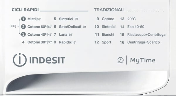 Indesit MTWC 91296 W IT vaskemaskine Front-læsning 9 kg 1200 rpm Hvid