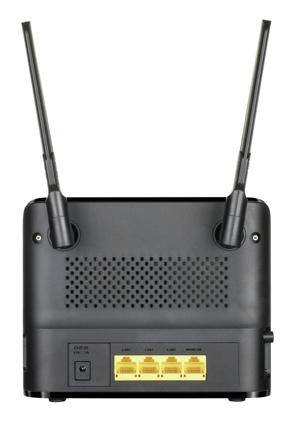 D-Link AC1200 trådløs router Gigabit Ethernet Dual-band (2,4 GHz / 5 GHz) 4G Sort