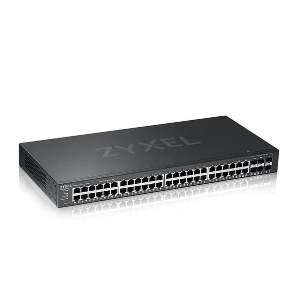 Zyxel GS2220-50-EU0101F verkkokytkin Hallittu L2 Gigabit Ethernet (10/100/1000) Musta