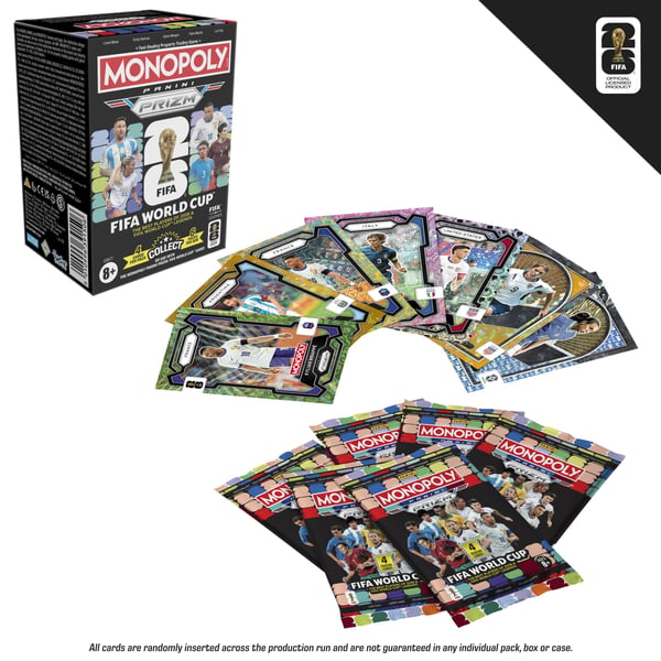 Monopoly Boosterboks med Panini Prizm FIFA World Cup