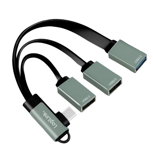 LogiLink UA0361 interface hub USB 3.2 Gen 1 (3.1 Gen 1) Type-C 5000 Mbit/s Sølv