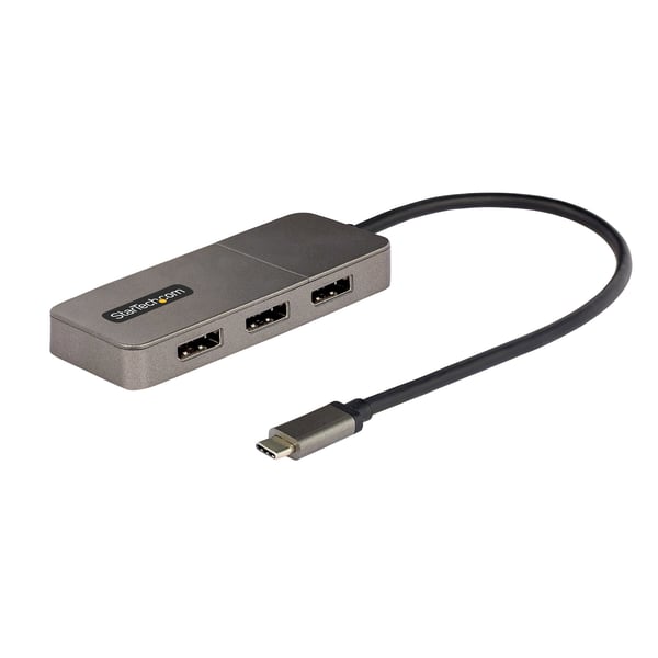 StarTech.com MST14CD123DP USB grafisk adapter 4096 x 2160 pixel Grå
