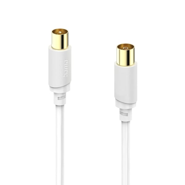 Hama 00202024 koaxial kabel 3 m Koaksial Hvid