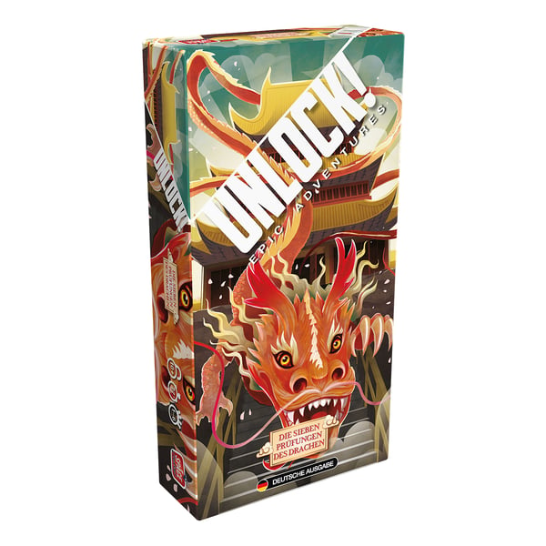 Asmodee Unlock! SCOD0062 lautapeli Die sieben Prüfungen des Drachen 77 min Korttipeli Roolipeli