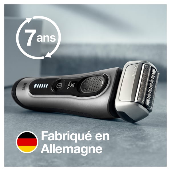 Braun Series 8 81744520 rakapparater för män Folierakapparat Silver